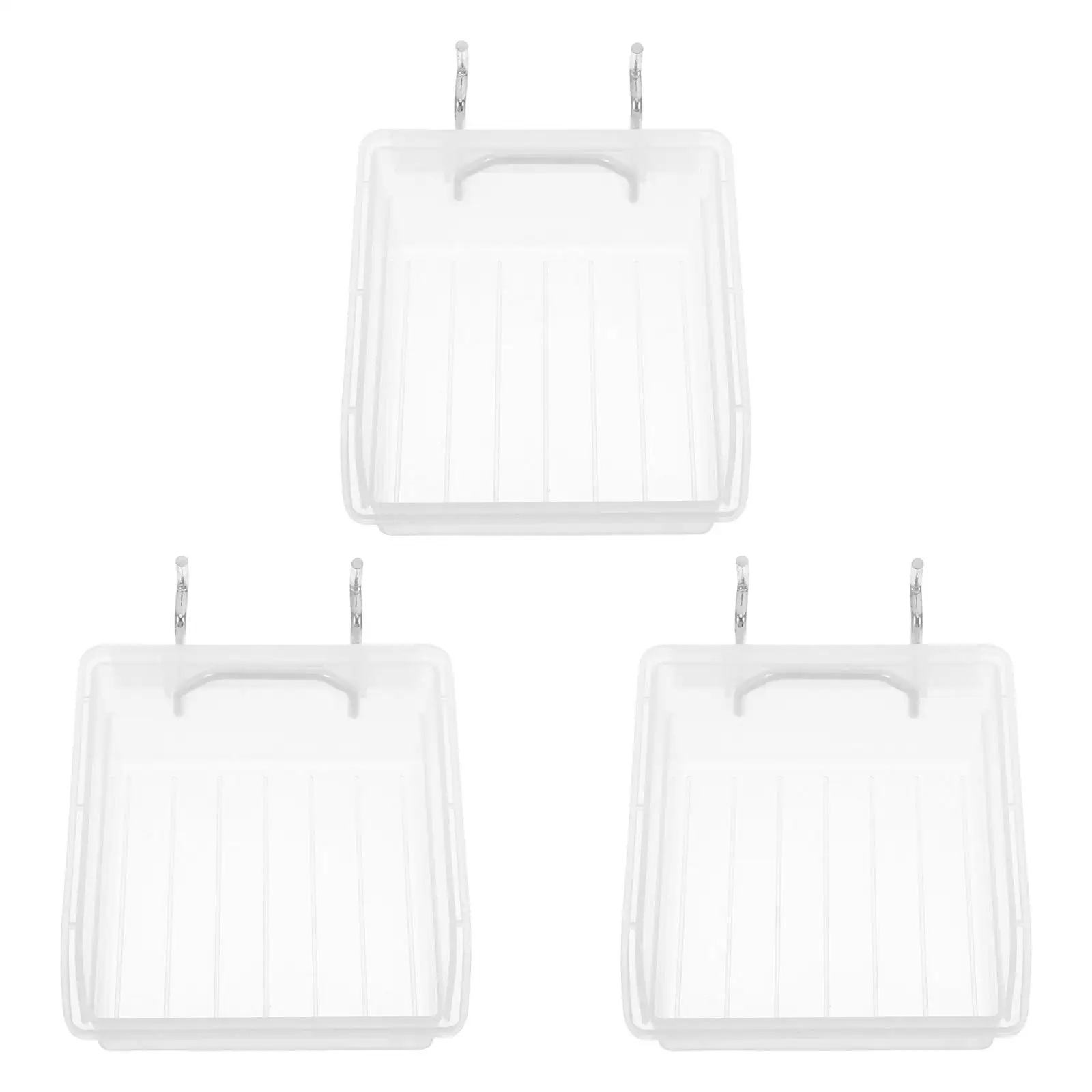 Thickened Square Hole Pegboard Storage Box Antistatic Parts ganizer Hardware Accessories Tool Bins Workshop Home Office Pegboard