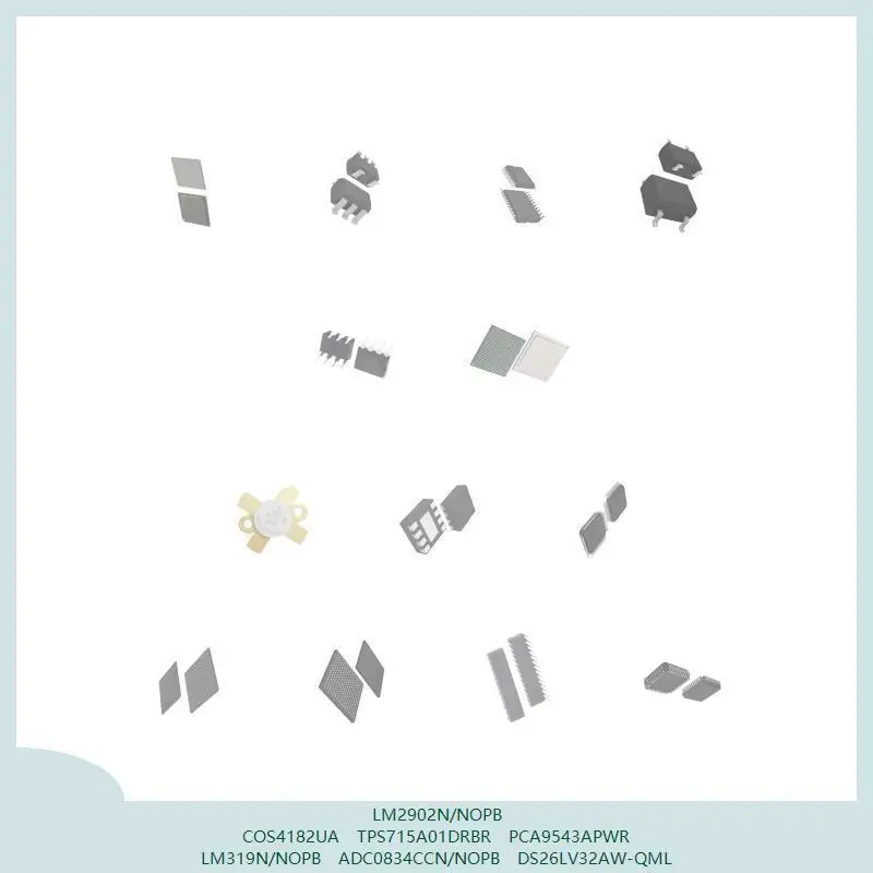

LM2902N/NOPB COS4182UA TPS715A01DRBR PCA9543APWR LM319N/NOPB ADC0834CCN/NOPB DS26LV32AW-QML