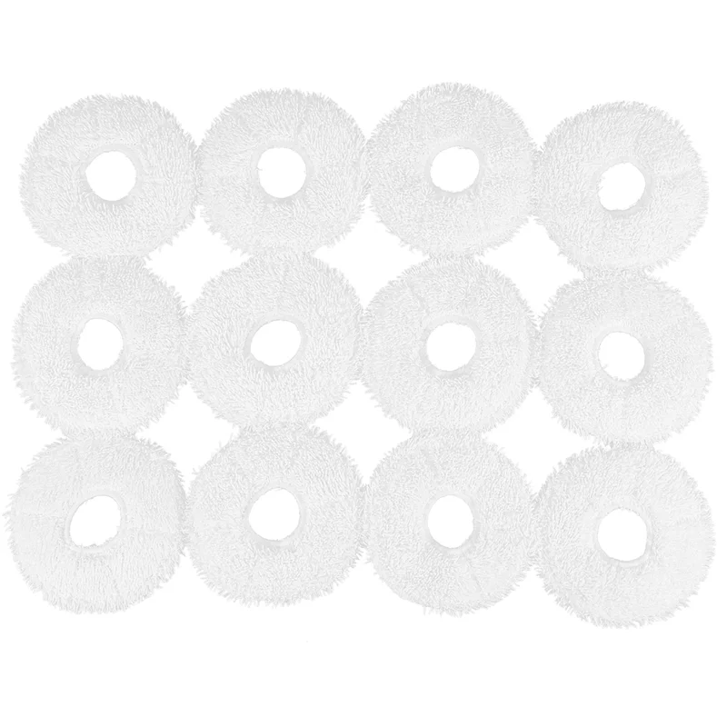 

A35R 12Pcs Mopping Cloths For Yeedi Mop Station Self-Cleaning Robot Replacement Mop Cleaning Pad Vacuum Cleaner Parts