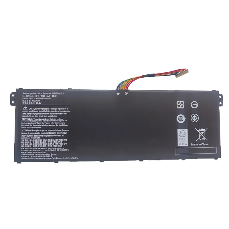 AC14B8K For Acer AC14B8K V3-371G/372G E5-771G AN515-51/52 Laptop Battery
