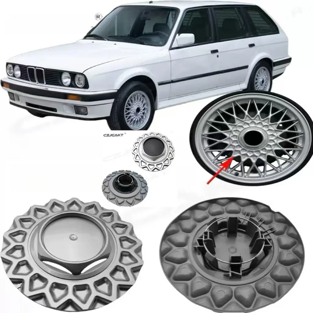4PCS 157/165MM Fits FOR E-24 E-30 E-32 E-34 518i 520i 524td 525i 525td Hubcap Wheel Center Cap
