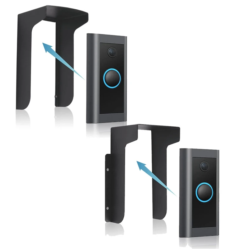 

AB47-для кольцевого дверного звонка, защищенный от атмосферных воздействий, антибликовый чехол из дождевой стали для защиты от солнца и погодных воздействий для Ring1/2/3/4/2020/Pro