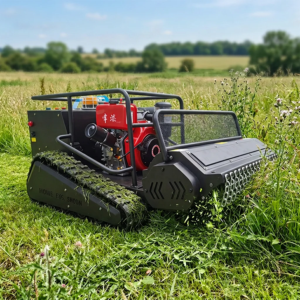 Powerful Self-propelled Lawnmower with 550mm Cutting Width Ideal for Weeding in Steep Orchards Large Capacity Long Battery Life