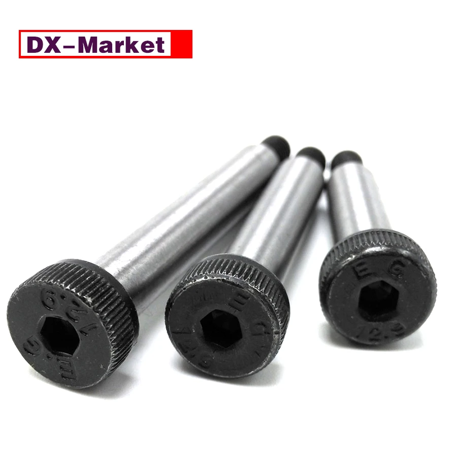 M5 M6 Shoulder Bolts  ISO7379  , Class12.9 Hex Socket Pass Shoulder Screws ,A008