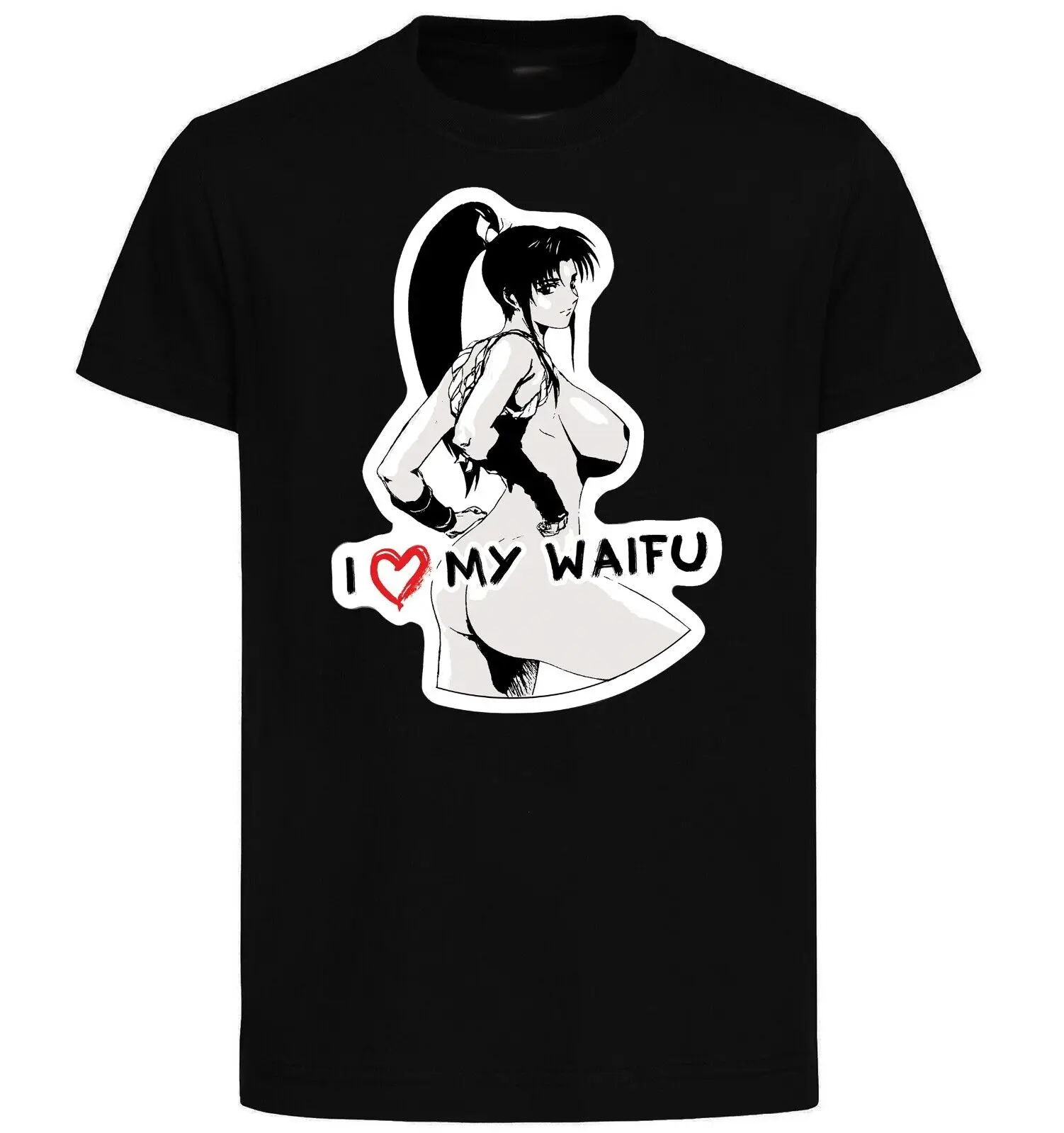 

Black Black Ink Waifu The King of Fighters Shiranui Mai PE0378 TShirt
