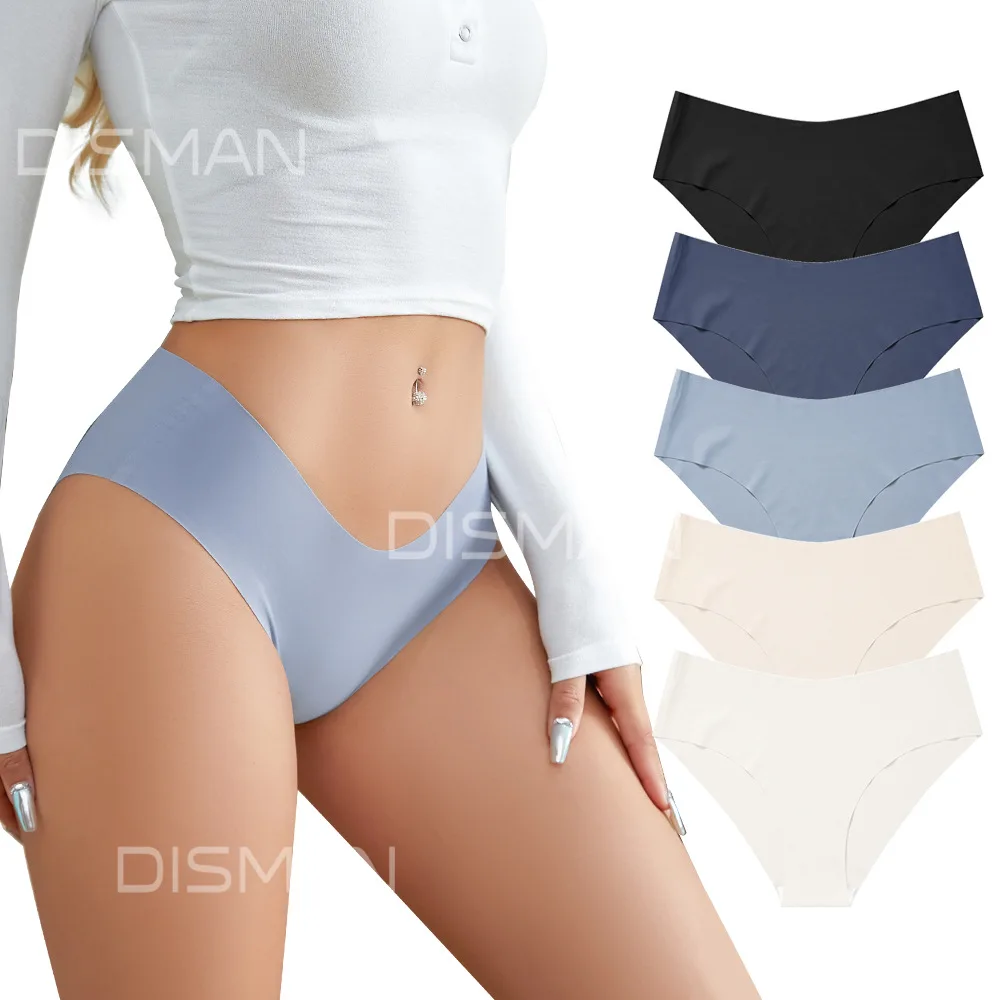 

European and American seamless plus size underwear for women, non buttock, all cotton, antibacterial, sexy, low waist, women's s
