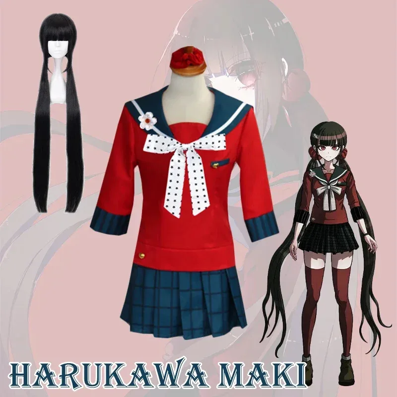 Danganronpa Harukawa Maki Cosplay Kostüm Anime Super Uniform Für Frau Halloween