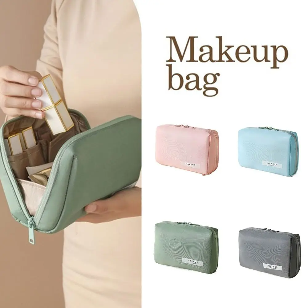 

Fashion Waterproof Cosmetic Bag Fabric Casual Makeup Bag Carry -on Handbag Hand Wash Bag Girls
