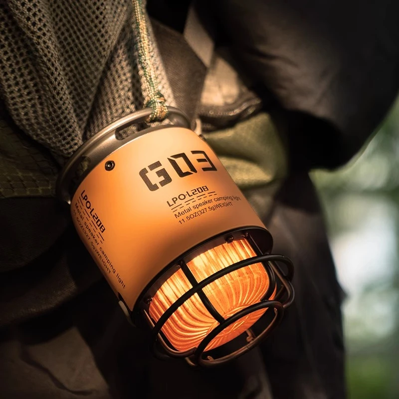 

Bluetooth audio camping light outdoor wireless portable atmosphere high sound quality small speaker subwoofer gift