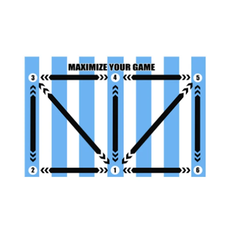 

A61P Football Training Mat Portable Training Mat Durable Soccer Training Mat For Ball Control And Dribbling