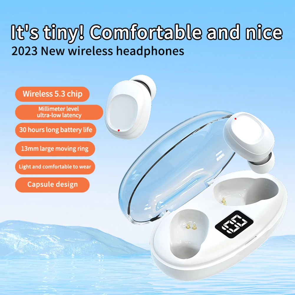 Wireless Gaming Headphone Bluetooth Noise Reduction Earphone HIFI Stereo Music Sports Headphones Waterproof Headset with Mic