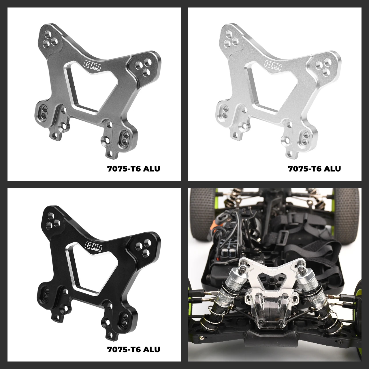 

Передняя демпферная пластина из сплава GPM 7075, для LOSI 1/8 8IGHT-XE 4X4 LOS04018