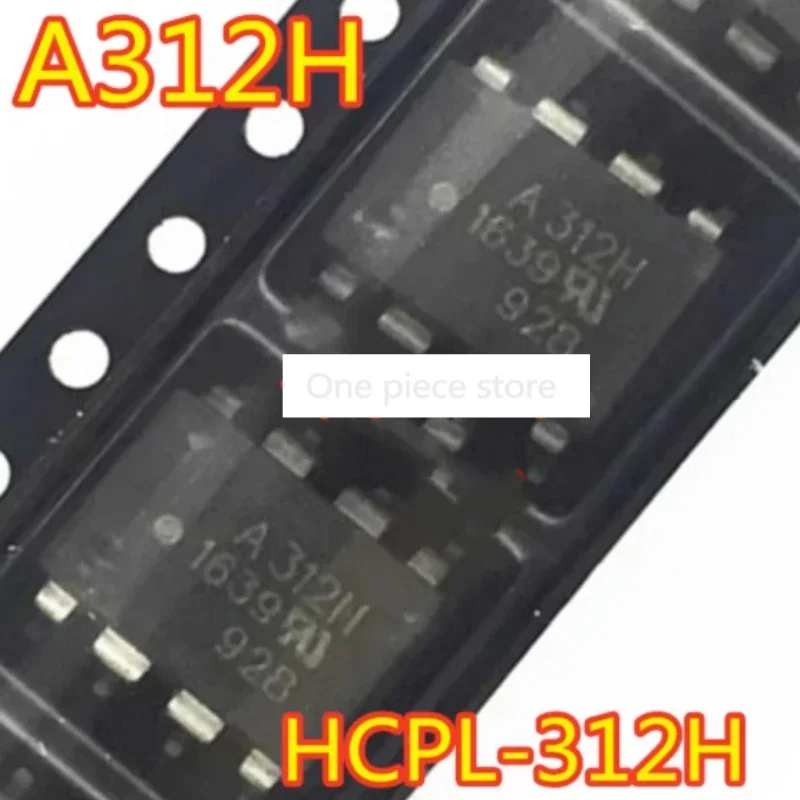 5PCS HCPL-312H A312H SOP8 patch HCPL-312HV ACPL-312H optocoupler