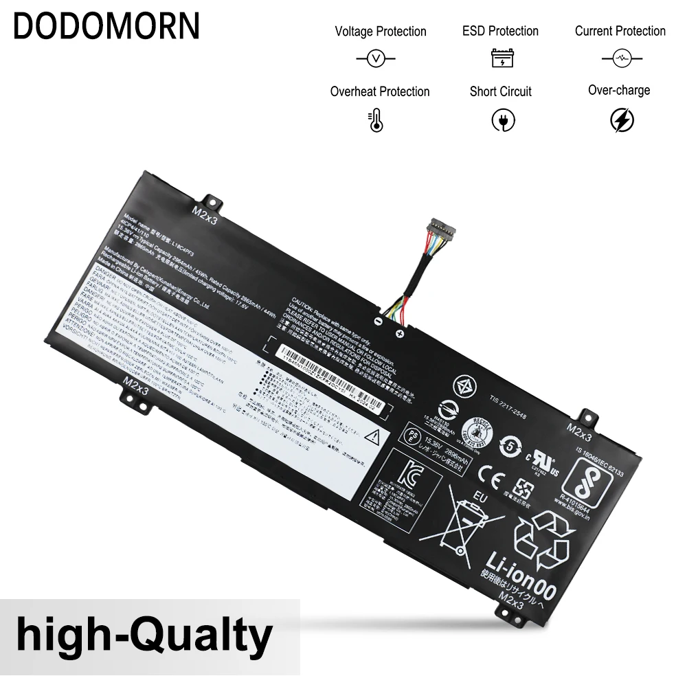 Grade A Cell L18C4PF3 Laptop Battery For Lenovo Xiaoxin Air14 2019 IdeaPad C340-14API S540-14IWL Flex-14IML L18M4PF3 L18C4PF4