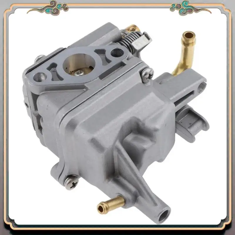 Confiable-1 Uds carburador marino conjunto de carburador plateado 69M-14301-10 69M-14301-00 69M-14301-11 para fueraborda Yamaha de 4 tiempos 2.6Hp F2.6