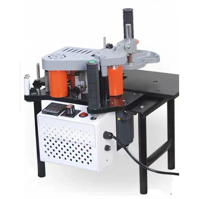 900W Small Manual Edge Banding Machine Double Side Gluing Portable Edge Bander Edge Banding Machine