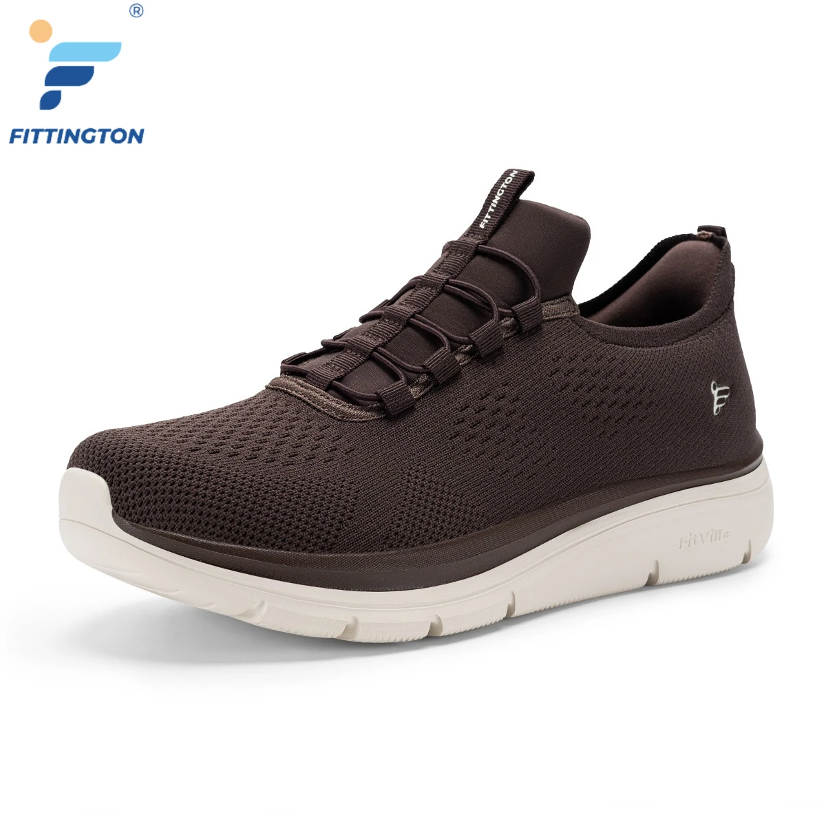 Fittington Men's Casual Sneakers Extra Wide Sport Shoes Breathable Fabric Walking Shoes for Men Arch Support Relief Foot Pain