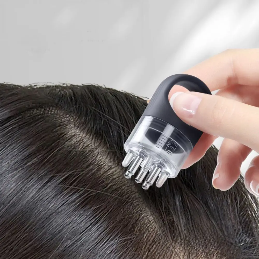 Scalp Care Tools Mini Scalp Applicator Plastic Detachable Liquid Guiding Comb 3ML with Scale Hair Head Massager Hair Growth