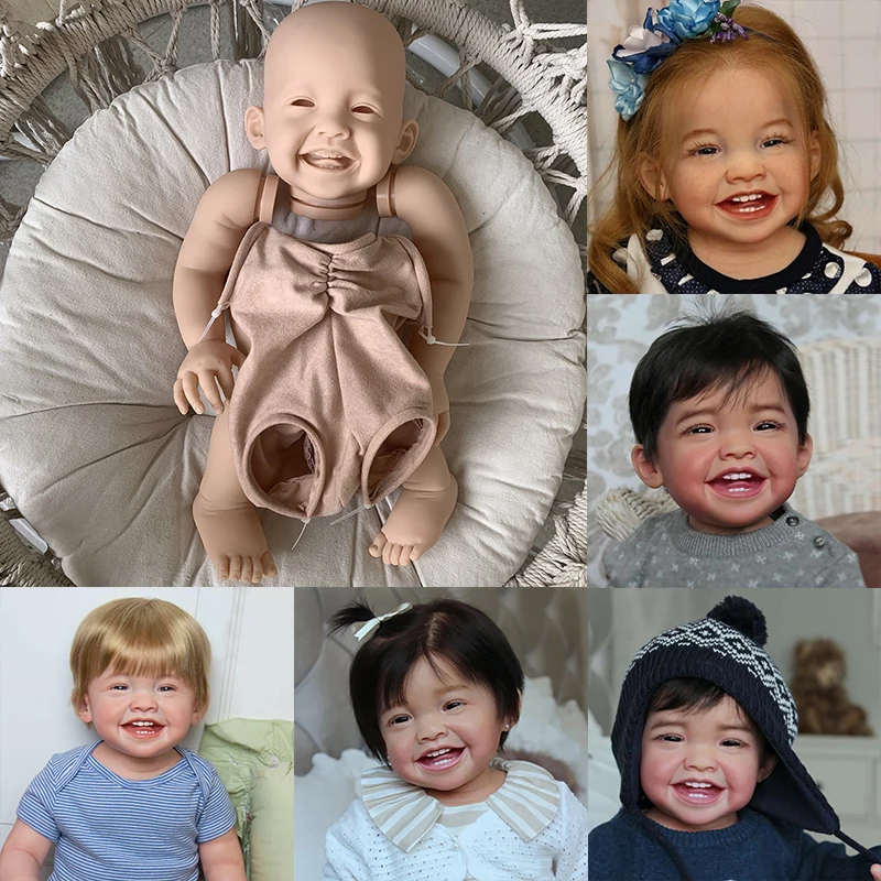 ชุดตุ๊กตา Reborn ขนาด 23 นิ้ว ยี่ห้อ Huxley/ Maggi/Jaylan/Tutti/Tobiah/Mila/Cameron/Missy/Reuben หลากหลายแบบ ยังไม่ได้ลงสี ยังไม่ได้ตกแต่ง