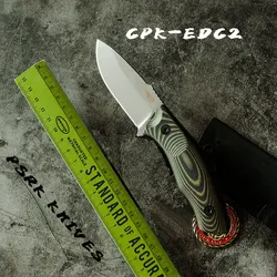 PSRK CPK-EDC2 knife 59-60HRC YTL8 blade G10 handle outdoor EDC camping knife survival tool hunting tactical knife