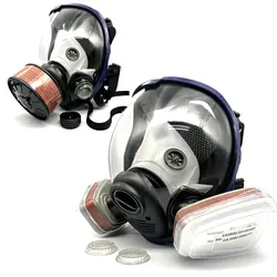 27in1 Full Face Gas Mask Chemical Biological Radioactive Contamination Gasmask Respirator Filter Radiation Dustproof Respirator