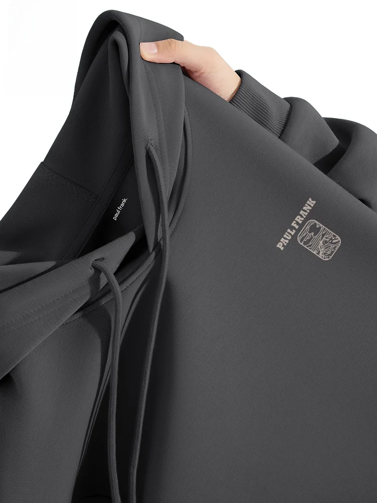 

Мужская американская толстовка с капюшоном свободного кроя, весенне-осенняя, утепленная, с капюшоном, повседневная, комфортная верхняя одежда