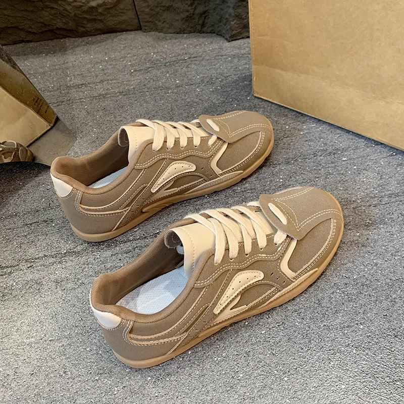 

Stylish Breathable Running Sneakers Women's Wear Resistant Comfortable Soft Vulcanized Flat Outdoor Indoor Walking Sneakers