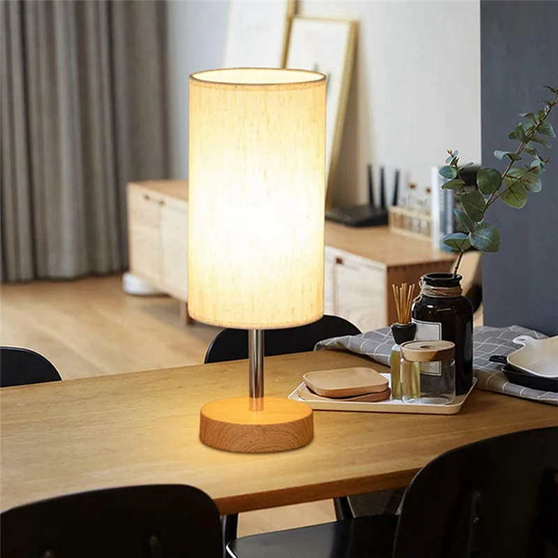 

A76K Touch Control Small Table Lamp For Bedroom With 3 Lighting Modes For Office (LED Bulb Included)EU Plug