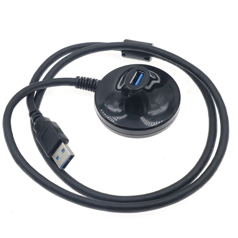Wysokiej jakości kabel przedłużający USB 3.0 typu A męski na żeński, szybki 5 Gb/s, do ładowania i transmisji danych, z podstawką, ekranowany. — zdjęcie produktu 6