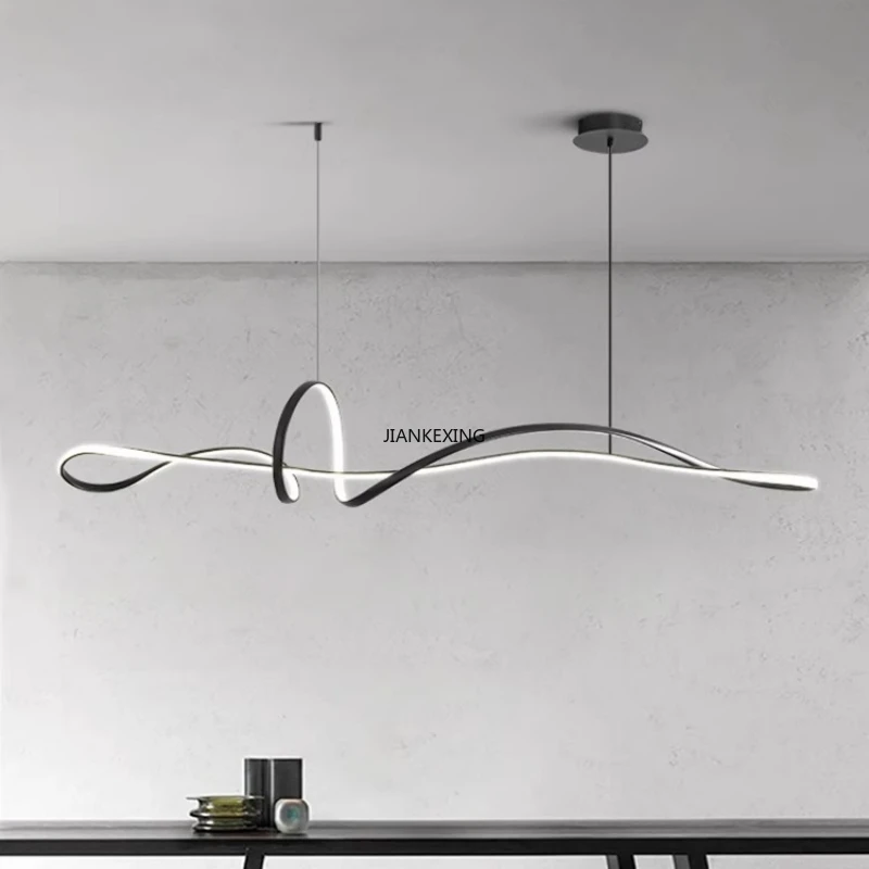 New Minimalist Led Pendant Lights Designer For Living Dining Room Table Bar Ceiling Chandeliers Lamps Indoor Lighting Fixture