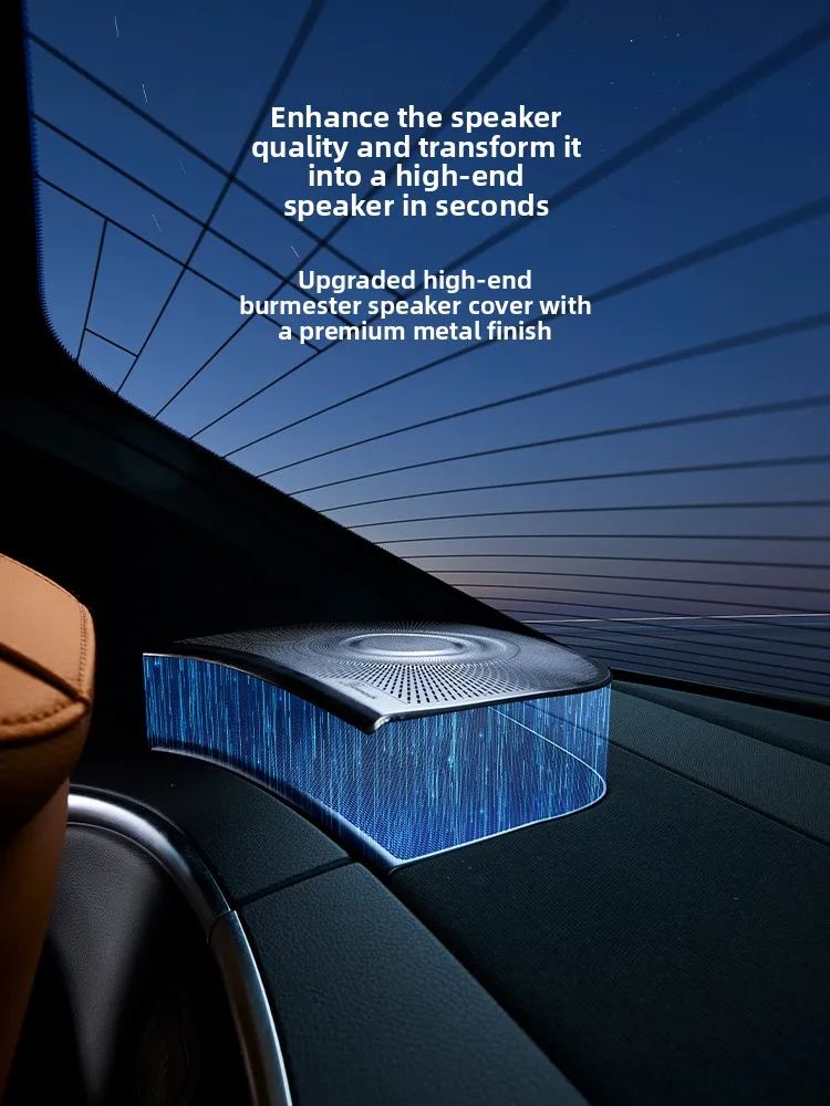 

Suitable for Mercedes-Benz W223 S-class modified rear window horn cover S450L S480 S400L car interior patch accessories 2021+