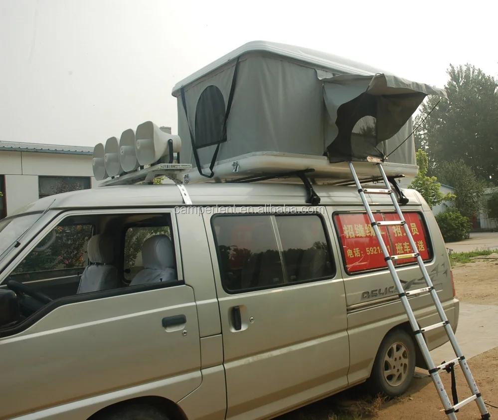 4x4 Car Roof Hard Shell Rooftop Tent Canvas Waterproof Outdoor Tent for Car