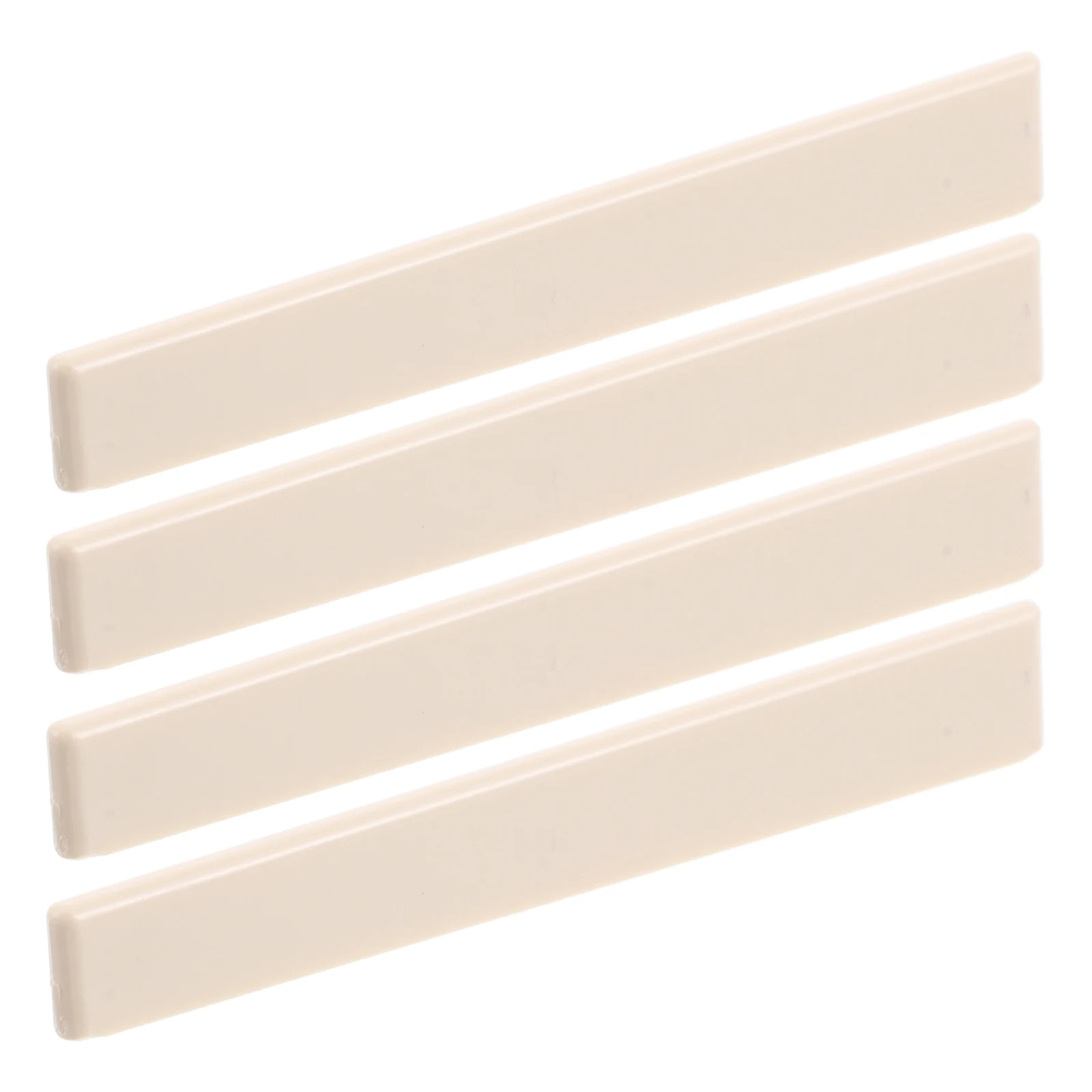 

4Pcs Plastic Guitar Saddle Replacement Durable Longlasting Performance Versatile Use Acoustic Guitar Parts Guita Bridge Saddle