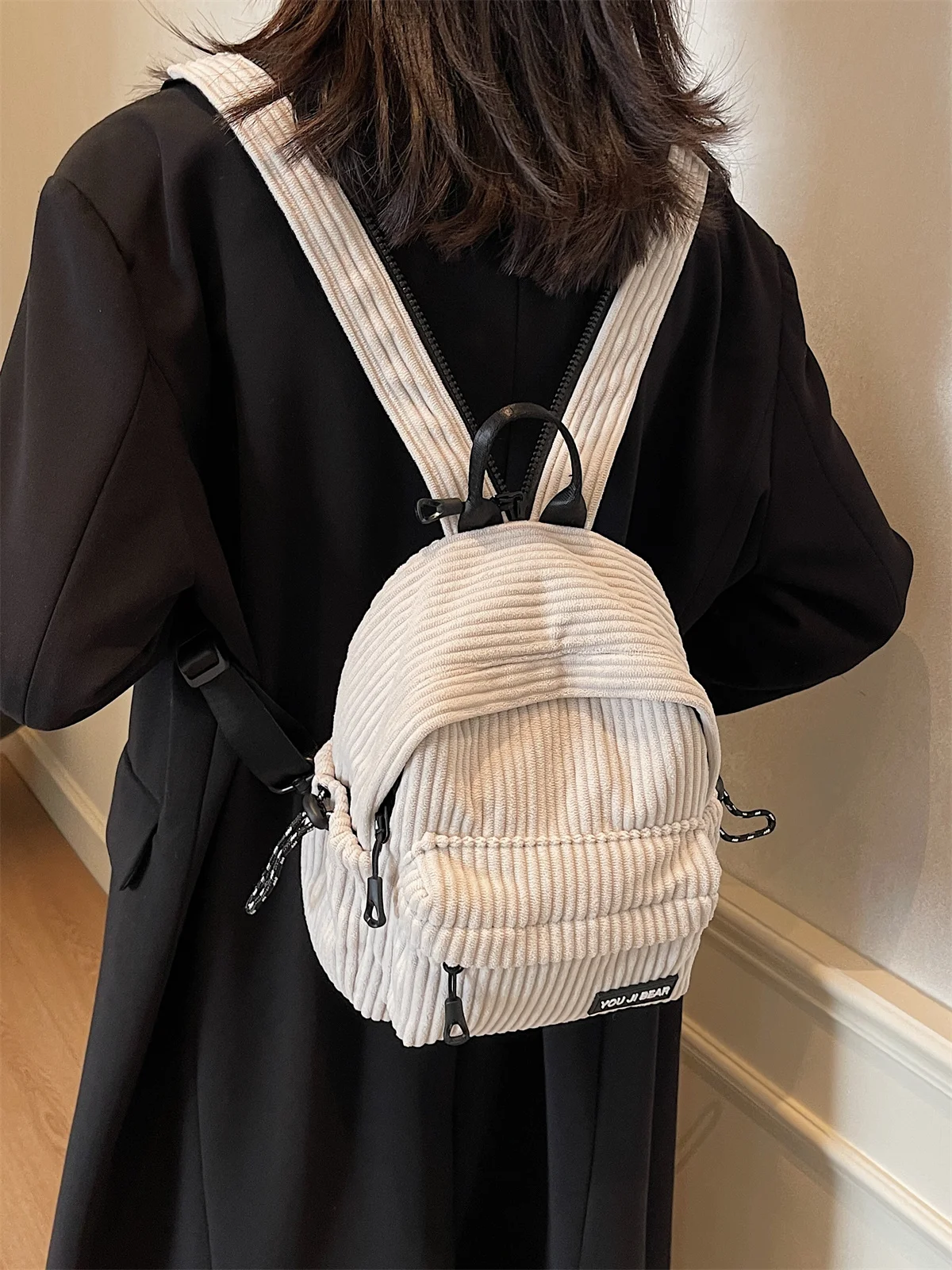 

Harajuku Sle Canvas Jl женская универсальная художественная сумка на плоской подошве, уличная сумка 2024, новая двойная сумка на плечо, маленькая сумка-книжка