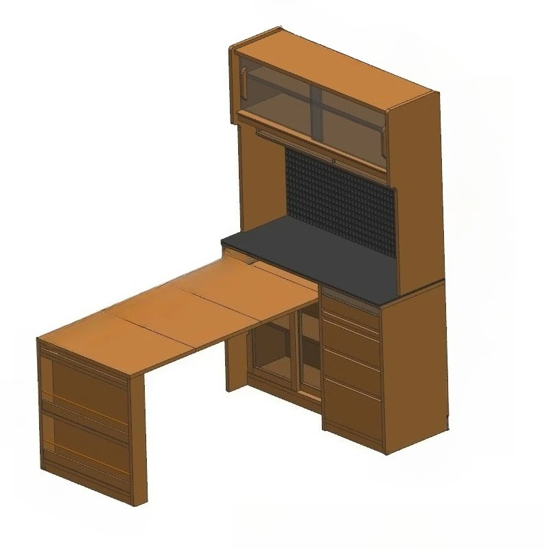 

Embedded dining table storage, Japanese-style cherry wood side cabinet, furniture hidden storage wall cabinet