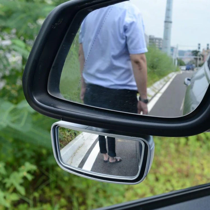 Car rearview mirror Front and rear wheels reversing auxiliary 360-degree wide-angle high-definition reverse mirror