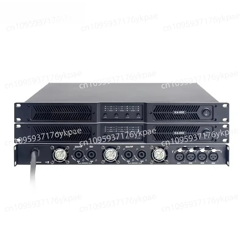 K4-800 Power Amplifier System Home Theater Power Amplifier Audio Power Amplifier Professional Grade 800w