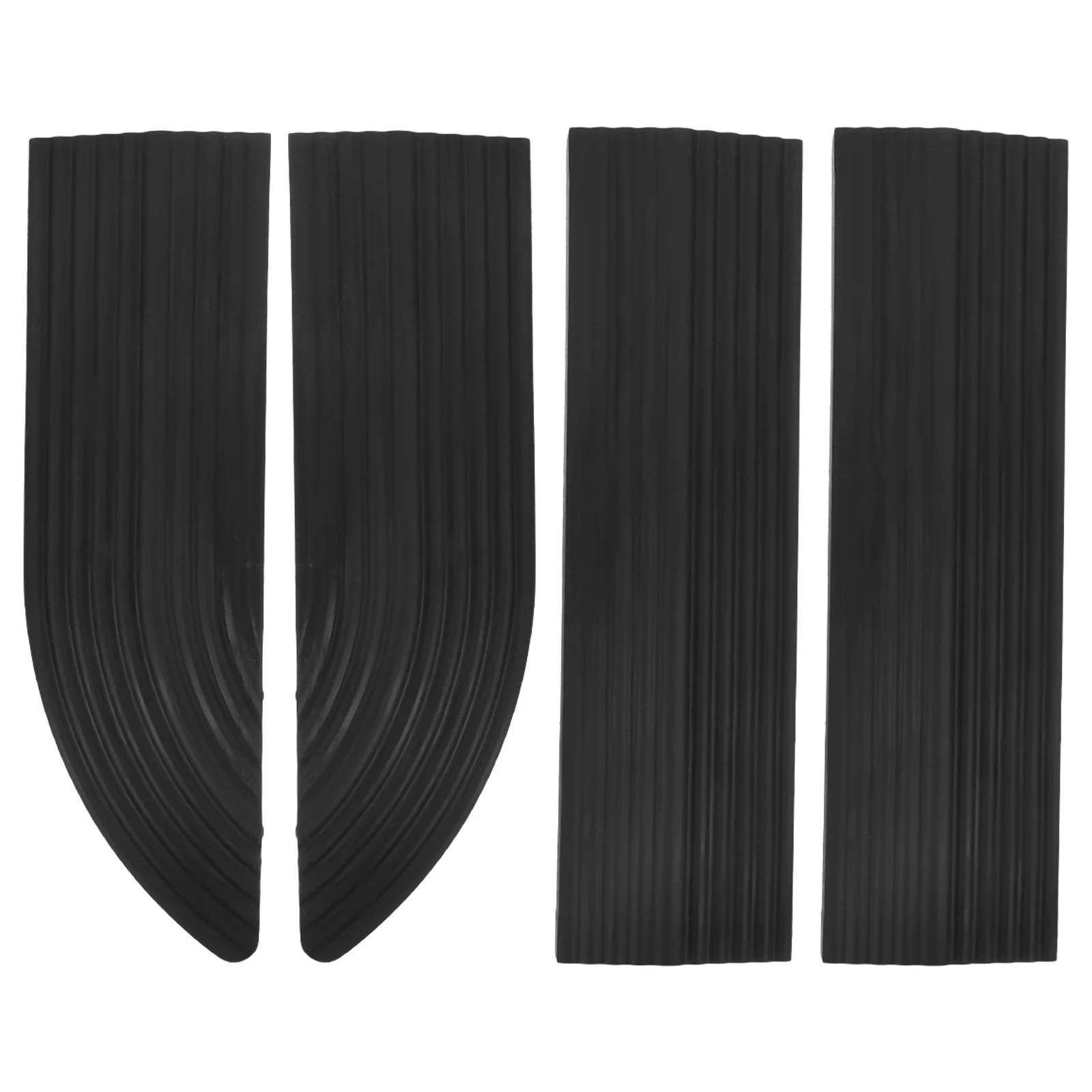 

1Set Rubber Sweeping Robot Ramp Pad Lightweight Anti-Skid Threshold Climbing Mat for Home Hotel Restaurant Use