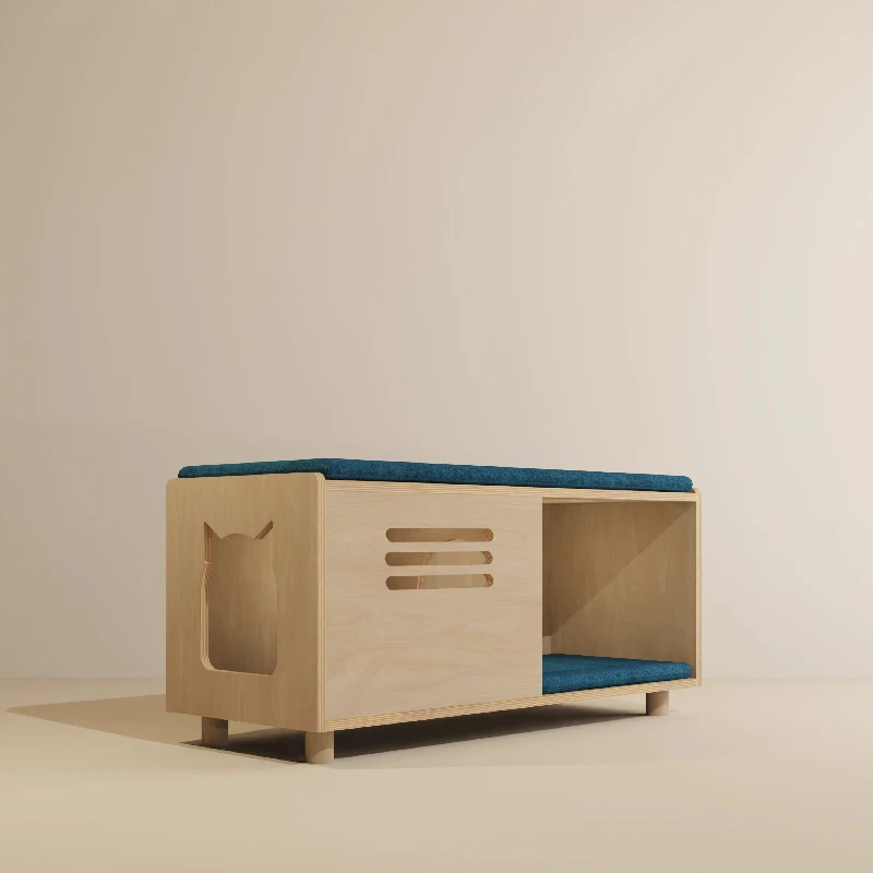 

stool, human and cat sharing, universal cat house in all seasons, cat litter semi-closed sense of security