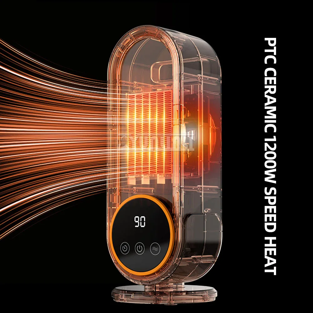 1200 واط سخان سطح المكتب PTC التدفئة المنزلية الذكية سخان كهربائي سخان محمول