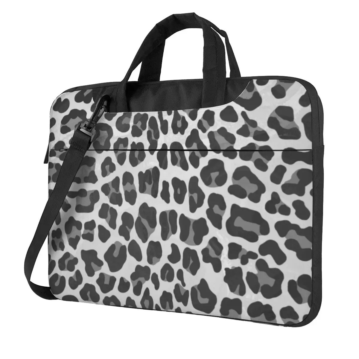 Leopard Print Laptop Bag Shockproof Case Computer Bag 13 14 15.6 Inch Crossbody Notebook Pouch For Macbook Pro Air