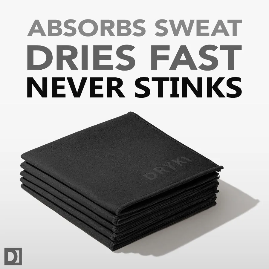 Sweat Absorbing Handkerchiefs The Original PocketSized Sweat Towels QuickDry Microfiber Sweat Rags for Face Hands Body Men Wome