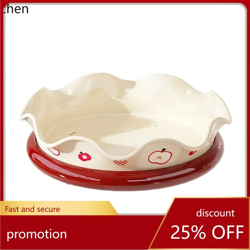 

ZML fruit tray for home use in the living room, rotatable fruit tray with a high-end feel, snack and dried fruit tray