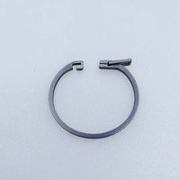 Super Lightweight Real Titanium Alloy Keychains Male Creativity Gift Portable Man Car Key Rings Buckle Pendant EDC Tool