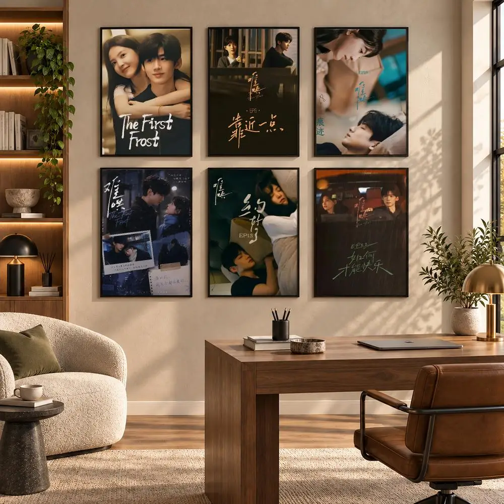 The First Frost drama Zhang ruonan Poster Self-adhesive Art Waterproof Paper Sticker Coffee House Bar Room Wall Decor