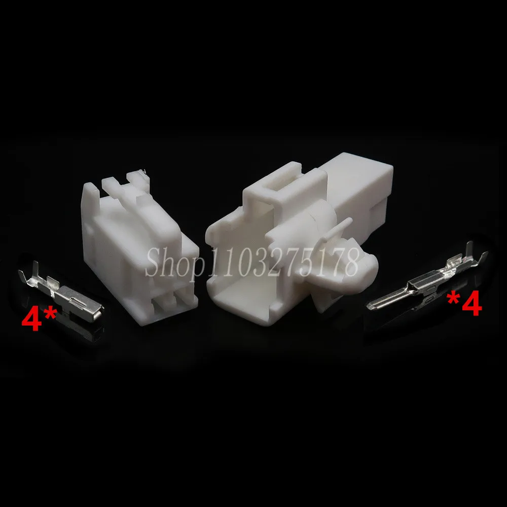 1 Set 4 Pin 7282-1042 7283-1040 6520-0349 Car Electrical Connector 90980-10795 Air Bag SRS Socket Air Spring Plug For Toyota