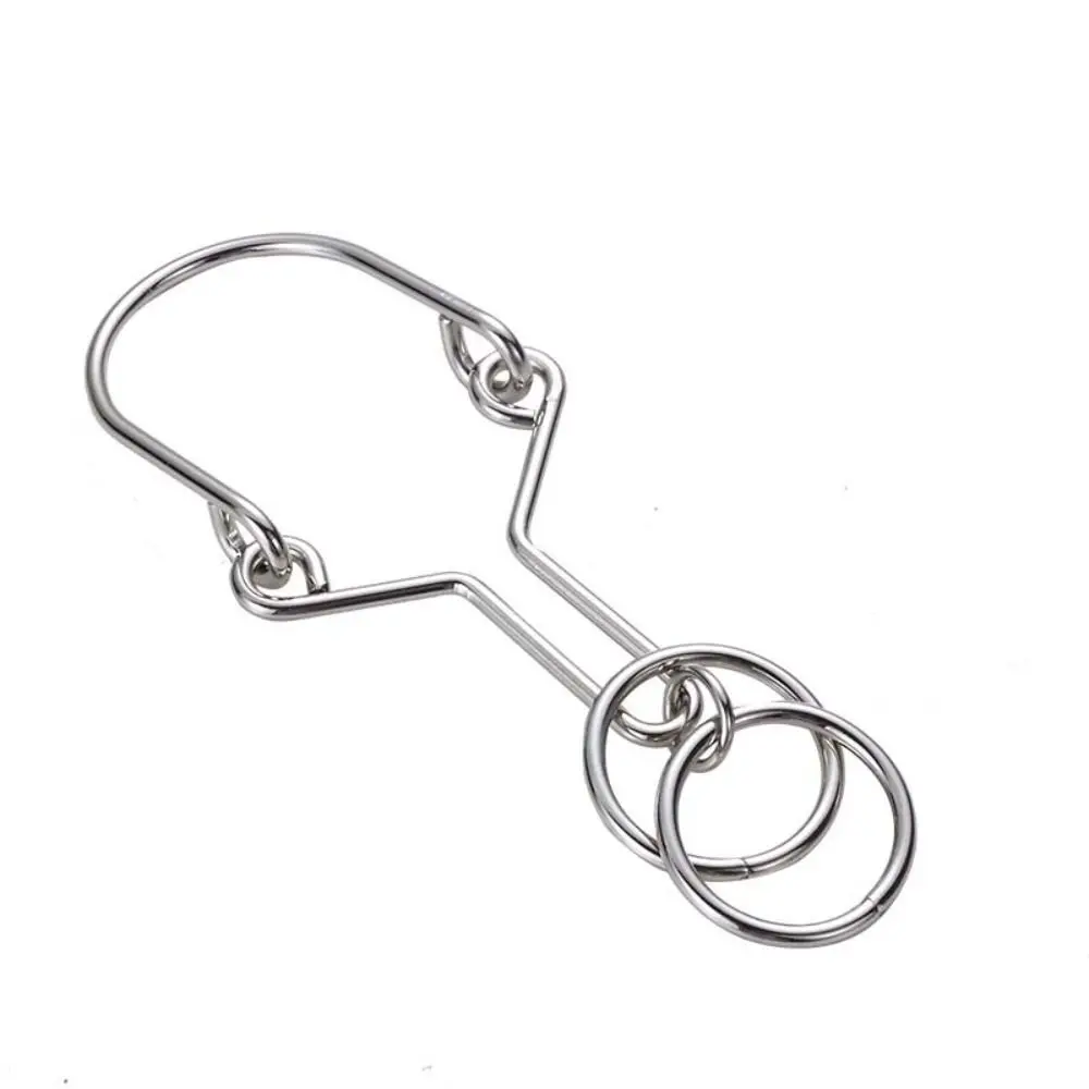 Kong Ming Lock Buckle Interlock Toys 3d Puzzle Wire Developmental Toys Brain Teaser Puzzles Interactive Games 3D Metal Puzzle