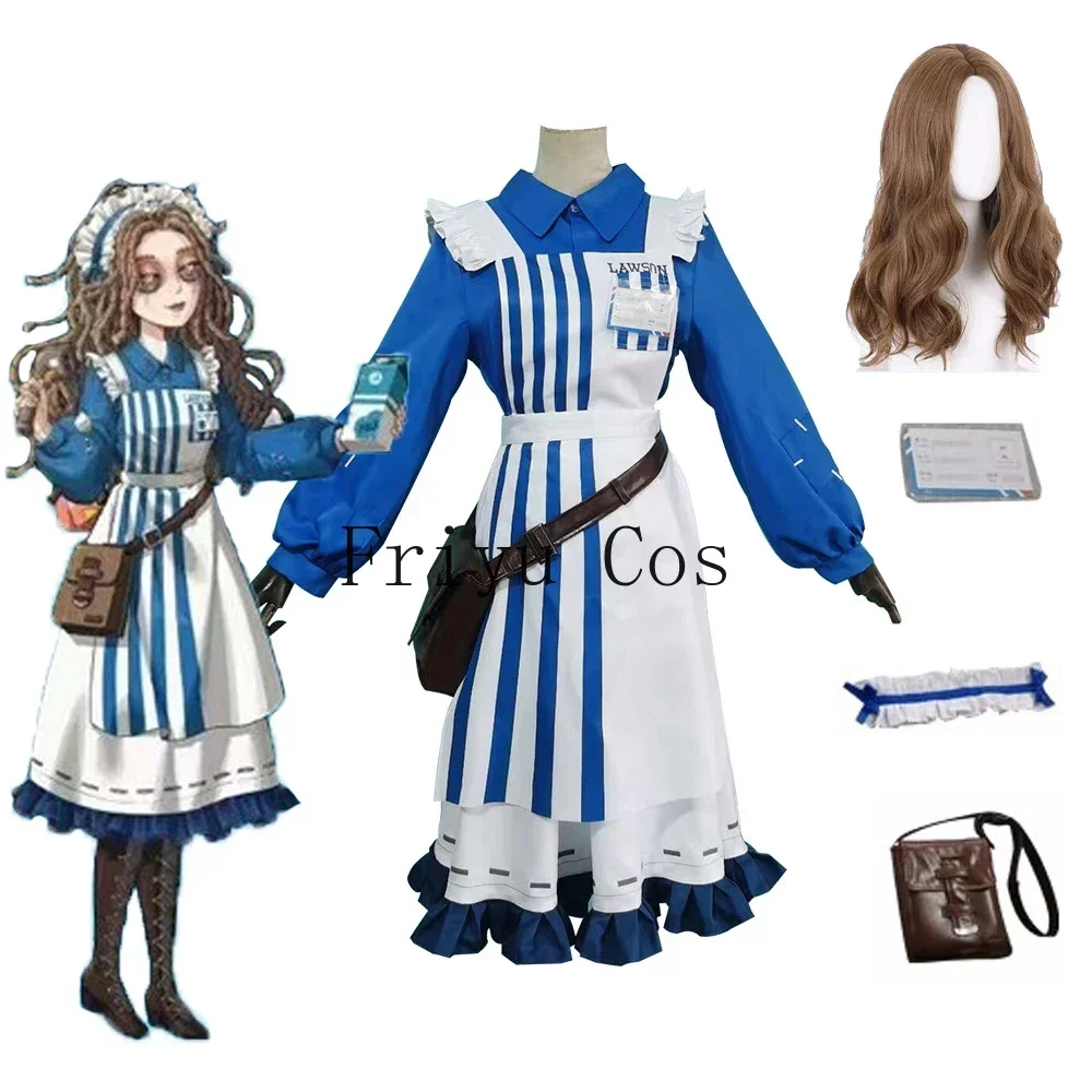 Jeu identité V psychologues Cosplay Costume perruques ensemble Aida Mesmer Mike Morton adultes uniforme Halloween fête jeu de rôle cadeau