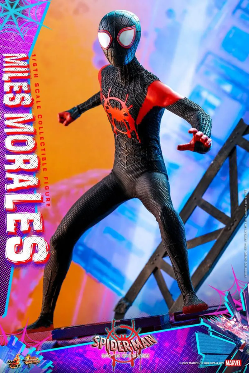 HOTTOYS-figura de acción de Spider-Man, juguete Original de 12 pulgadas, soldado masculino, escala 1/6, HT MMS567