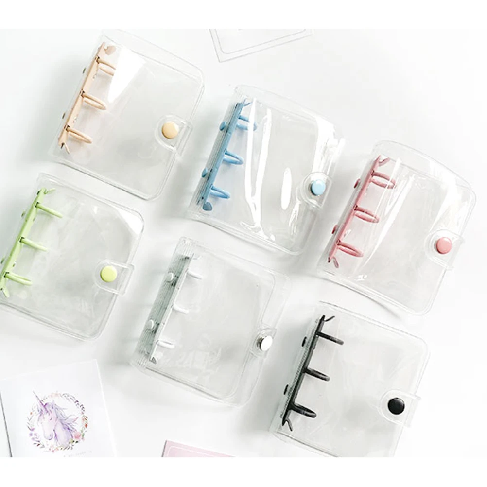 

3pcs Metal Ring 3-Hole File Folder For Office School Home Use Portable Document Organizer Binder File Binder Office Supplies